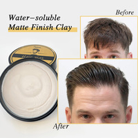 Pâte coiffante pour cheveux unisexe de qualité supérieure 100g Tenue forte Fini mat Ajoute de la texture et du volume pour les cheveux bouclés et les extensions de cheveux