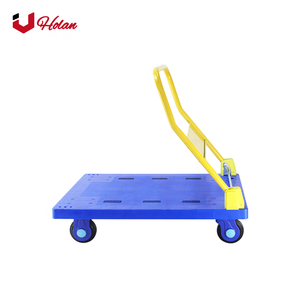 Uholan जे एस-300 थोक मूल्य प्लास्टिक मंच चुप बंधनेवाला टिकाऊ ट्राली रबर पहियों स्टेनलेस - Product Image 2