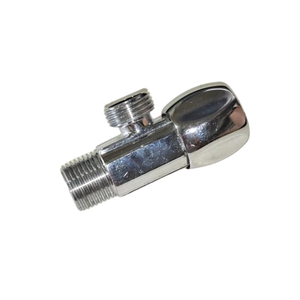 Vanne d'angle à 90 degrés OEM durable au design moderne pour usage domestique, taille 1/2" 3/4", 2 voies, en acier inoxydable chromé - Product Image 4