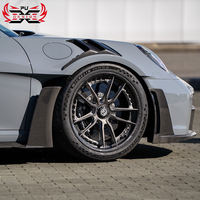 Kit carrosserie style OEM en fibre de carbone sèche PU-Design pour Porsche 911 992 GT3 RS, jupes latérales et déflecteurs d'air, excellent rapport qualité-prix