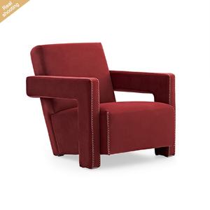 Popular estilo de ocio de gama alta moderno minimalista nórdico terciopelo sillón Silla de sala de estar - Product Image 3