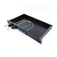 Caja de Conexiones de Fibra Óptica de Haz Expandido Exactcables Marca Tbe de 4 Núcleos y Conectores HMA