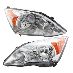 Fari anteriori semi-assemblati con alloggiamento nero trasparente per <span class=keywords><strong>Honda</strong></span> <span class=keywords><strong>CRV</strong></span> versione USA 2007-2011 - Product Image 1