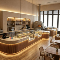Comptoirs de bar de style anglais en marbre à surface solide, durables, écologiques, de conception personnalisée, modernes, pour restaurants et services commerciaux, à vendre