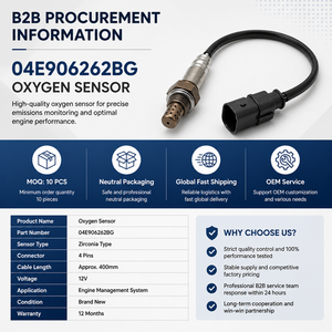 04E906262BG เซ็นเซอร์ออกซิเจนแลมบ์ดาสำหรับโฟล์คสวาเก้น ออดี้ สโกด้า ซีท กอล์ฟ 7 <span class=keywords><strong>1</strong></span>.2 <span class=keywords><strong>1</strong></span>.4 <span class=keywords><strong>TSI</strong></span> ตัวเซ็นเซอร์ O2 ด้านบน - Product Image 5