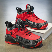 Chaussures de sport pour enfants, garçons et filles, chaussures de course, chaussures décontractées à tige haute, multicolores, baskets de basket-ball pour l'école, tige en EVA, doublure en mesh