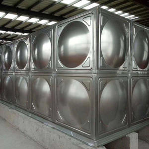 Tanque de Almacenamiento de Líquidos Móvil de Acero Inoxidable de 100L-5000L, Tanque de Almacenamiento de Agua de Acero Inoxidable - Product Image 2