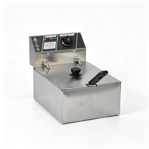 Friteuse sans fumée de qualité commerciale – Appareil de cuisson pour frites, gaufres, poulet frit – Idéal pour la restauration rapide - Product Image 2