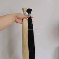 Grosir Premium 100% ekstensi rambut manusia Virgin-kutikula selaras jumlah besar