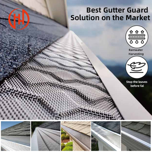 Evite que las hojas entren en los canalones Colector de agua de hojas personalizado Hojas de aluminio Protectores de canalones Grado 6000 Serie Temper T5 - Product Image 6