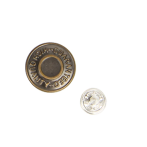 Custom Logo Shank Jeans <b>Buttons</b> 20mm 25mm Metal Brass Embossed Denim Garment Accessories - Product Image 6