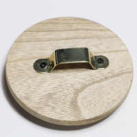Prix d'usine, couvercle en bois sur mesure pour pot en verre de stockage