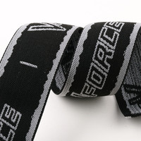 Sangles élastiques personnalisées à motif jacquard brodé en polyester/nylon pour sous-vêtements et articles de sport