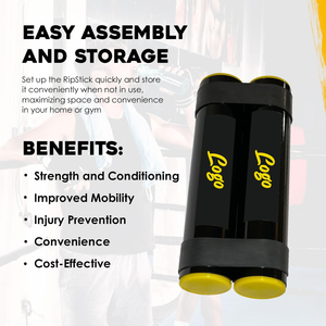 Fitness Ripstick 6 Home Gym Esportes Entretenimento Elastic Band Exercício Equipamento Ombro Braço Resistência Rip Stick - Product Image 1