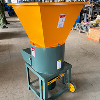 Petite machine multifonctionnelle pour broyer le foin, la paille et les grains pour l'alimentation animale (porcs, poulets, canards et oies)