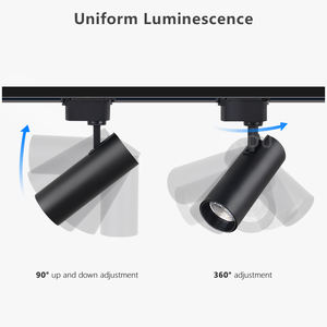 CE RoHS certifié SAA lumière <span class=keywords><strong>de</strong></span> tache <span class=keywords><strong>de</strong></span> voie <span class=keywords><strong>de</strong></span> l'épi led <span class=keywords><strong>de</strong></span> 15w moderne <span class=keywords><strong>rail</strong></span> éclairage commercial <span class=keywords><strong>suspendu</strong></span> moderne noir blanc - Product Image 4