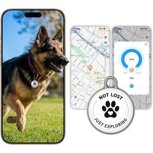 Rastreador GPS VVyL para mascotas, perros y gatos pequeños, con Bluetooth, seguimiento en tiempo real, resistente al agua, con aplicación para Android iOS, 365 días de duración de la batería - Product Image 1