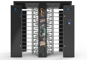<strong>Security</strong> Gate Factory Custom Face Recognition QR <strong>Code</strong> RFID Stadium Full Height Turnstile Gate - Product Image 3