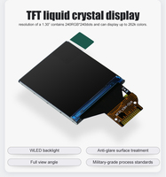 Module d'écran LCD TFT Polcd 1,3 pouce 240x240 couleur avec pilote ST7789V, interface FPC SPI, écran LCD 1,3 pouces