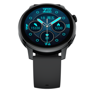 Montre connectée S46 avec fonction d'appel, écran tactile rond, fréquence cardiaque, sport, <span class=keywords><strong>bracelet</strong></span> doré, montre connectée pour femmes, livraison directe d'usine - Product Image 2