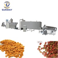 Ligne de machines de transformation des aliments pour animaux de compagnie, équipement d'extrusion de croquettes pour chiens, fabricant, prix