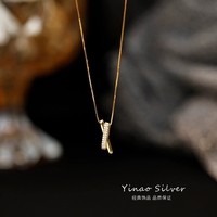 LT-158 925 chaîne de clavicule en argent Sterling 2025 nouveau best-seller lumière luxe haut de gamme accessoire fin pendentif collier pour les femmes