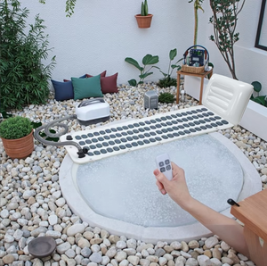 Nouvel Arrivage Portable Maison <span class=keywords><strong>Balnéothérapie</strong></span> Spa <span class=keywords><strong>Baignoire</strong></span> Tapis de Massage à Bulles Intelligent et Réglable par Télécommande - Product Image 1