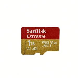 Carte Sandisk Extreme 100% originale, adaptée aux caméras 4K, V30 U3 A2, avec adaptateur SD - Product Image 2