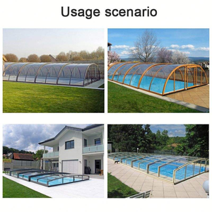 Cubierta Retráctil Eléctrica para Terraza, Diseño Moderno, Techo Rígido para <span class=keywords><strong>Invierno</strong></span>, Cubierta para Spa y <span class=keywords><strong>Piscina</strong></span> para Villas. - Product Image 6