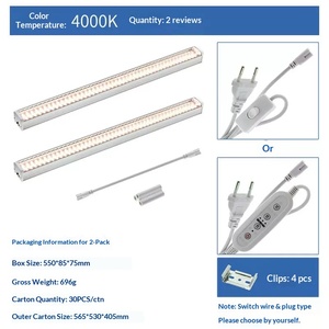Lampe de culture pour semis, éclairage supplémentaire rouge <span class=keywords><strong>et</strong></span> bleu pour plantes, lampe de croissance des plantes à spectre complet - Product Image 5