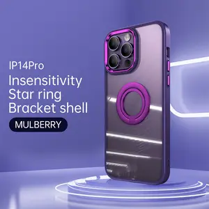 For IPhone15 360 Degree Flexible Ring Star Holder Cases And Covers Manufacturing Cell Phone For IPhone 15
