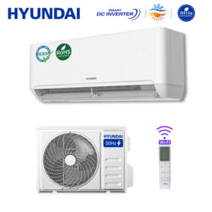Aire Acondicionado Mini Split de Pared HYUNDAI de 24000 Btu con Inverter, Refrigerante R32, Eficiencia Energética A+++ para el Hogar - Product Image 1