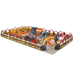 Equipo de juegos infantiles para interiores Happy Child con piscina de pelotas y temática de ciudad de juegos de rol para niños - Product Image 3