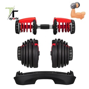 Juego de <span class=keywords><strong>mancuernas</strong></span> ajustables de hierro para gimnasio, pesas de Fitness de 40 <span class=keywords><strong>kg</strong></span>, 24kg, 552, 1090, equipo de peso para el hogar, 5 a 90lb, 24 y 40Kg - Product Image 3