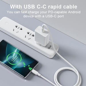 จัดส่งรวดเร็วที่ชาร์จโทรศัพท์มือถือ Type C PD 20W US EU AU UK ที่ชาร์จ USB แบบชาร์จเร็วที่ชาร์จแบบ USB 20W สำหรับ I Series - Product Image 5