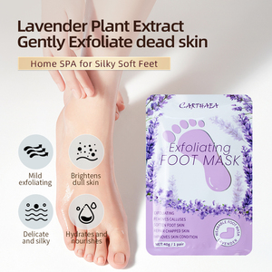 Masque exfoliant pour les pieds à la lavande et aux herbes, à porter, pour des pieds doux et lisses - Product Image 5
