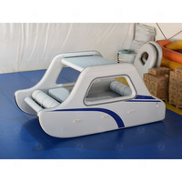 PVC en stock yacht gonflable ponton plat catamaran famille loisirs catamaran touristique gonflable maison bateau