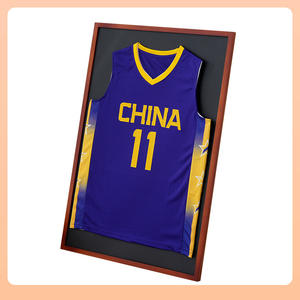 Cadre photo mural pour maillots de basket-ball <span class=keywords><strong>NBA</strong></span>, souvenirs de tennis et collection de vêtements signés - Product Image 2