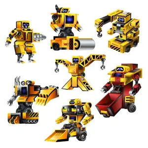 プラスチック変形アルファベットロボットおもちゃノベルティエンジニアリングロボットおもちゃ人気のプロモーションギフト