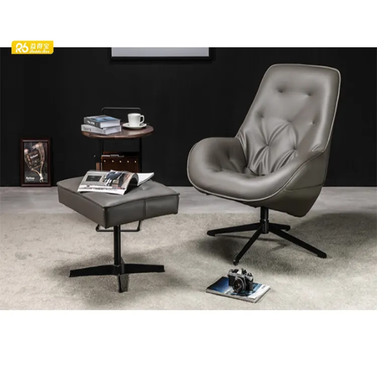 Relax mobili divano per la casa design moderno idee per nuovi prodotti top grain leather soggiorno pigro divano sedie sedie girevoli per il tempo libero