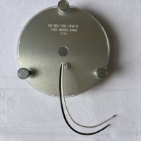 Plaque PCB LED Dimmable Haute IRC Ra90 100mm 18W 120V Sans Scintillement, Remplacement de Luminaire Circulaire pour Ventilateurs de Plafond Américains