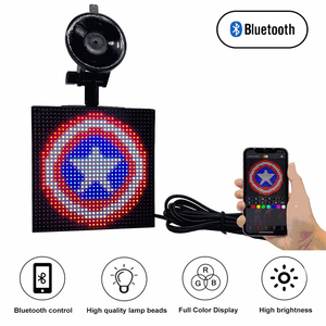 Pantalla LED para Ventana Trasera de Coche, Luz LED de Expresión para Coche, Pantalla de Expresión para Parabrisas Trasero, Carga USB, Conexión Wifi - Product Image 4