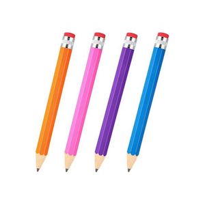 Grand crayon géant en bois de 35 cm avec capuchon pour enfants, adorable, tendance, jouets DIY, cadeaux, logo personnalisé - Product Image 1