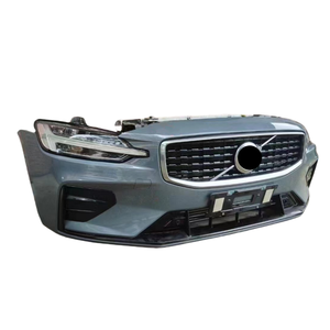 Kit de carrosserie d'assemblage de barre avant d'occasion pour <span class=keywords><strong>Volvo</strong></span> <span class=keywords><strong>S60</strong></span> avec calandre radiateur radar garde-boue capot-ferraille pièces en plastique - Product Image 1