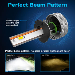 Ampoule <span class=keywords><strong>LED</strong></span> automobile NAO Auto 100W pour phare, ampoule <span class=keywords><strong>LED</strong></span> D4S, ampoule <span class=keywords><strong>LED</strong></span> D2S pour D1S D3S D3S D1R D2R D3R, remplace les ampoules halogènes - Product Image 5