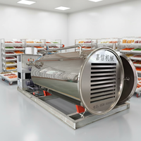 Commerciële lyofilisator vacuümvriesdroogmachine voor het vriesdrogen van voedsel, fruit, groenten, champignons en chips