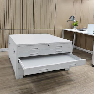 Armoires de rangement métalliques format A0, 5 tiroirs, en acier, pour classement de documents, pour la maison, le bureau, le supermarché, l'hôtel, l'école, le salon - Product Image 5