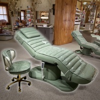 Table de massage électrique moderne pliable et réglable, idéale pour les soins du visage et des cils, best-seller des salons de beauté