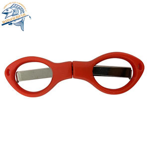 素晴らしい2025クリスマスファクトリーアウトレットポケットフィッシングブレードはさみ折りたたみメガネ型はさみ釣りツール - Product Image 6