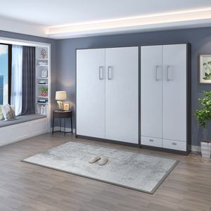 Muebles Modernos Ahorradores de Espacio, Camas Plegables Ocultas de Tamaño Completo, Camas de Pared con Armarios - Product Image 2